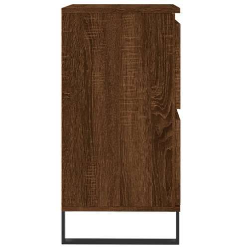 Komoda boja smeđeg hrasta 60 x 35 x 70 cm konstruirano drvo - Smeđi hrast 1 Cijena