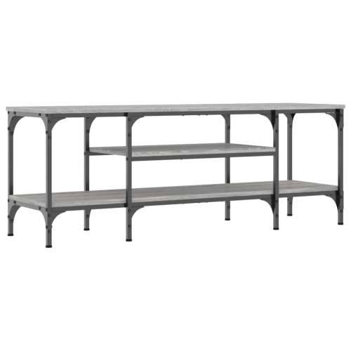TV ormarić boja hrasta sonome 121x35x45 cm od drva i željeza Sivi hrast sonoma 1 121 cm Cijena
