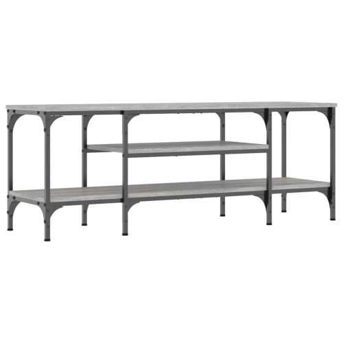 TV ormarić boja hrasta sonome 121x35x45 cm od drva i željeza Sivi hrast sonoma 1 121 cm Cijena
