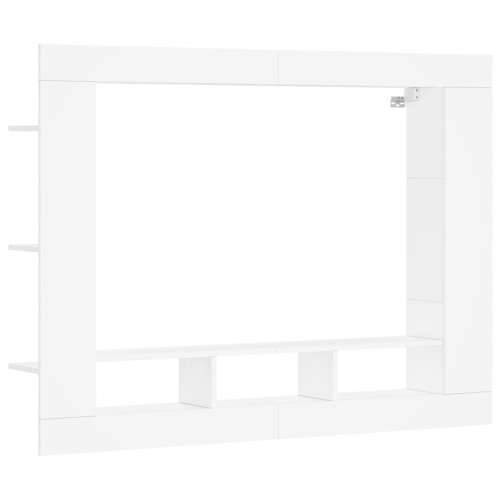 TV ormarić bijeli 152 x 22 x 113 cm od konstruiranog drva - Bijela 1 Cijena