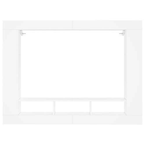 TV ormarić bijeli 152 x 22 x 113 cm od konstruiranog drva - Bijela 1 Cijena