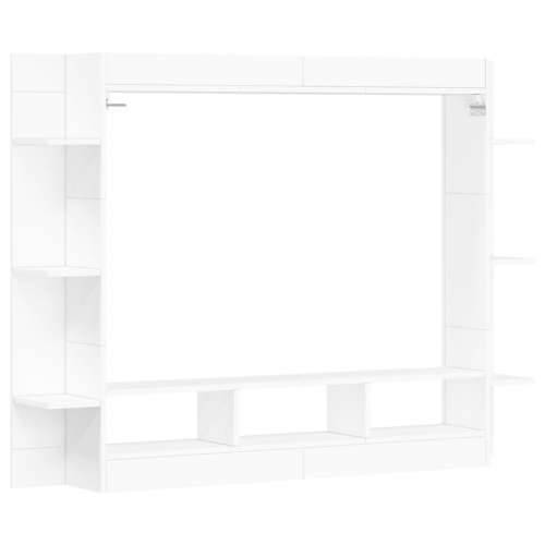 TV ormarić bijeli 152 x 22 x 113 cm od konstruiranog drva - Bijela 1 Cijena