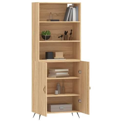 Visoka komoda hrasta sonome 69,5x34x180cm od konstruiranog drva - sonoma hrast 1 2 vrata Cijena