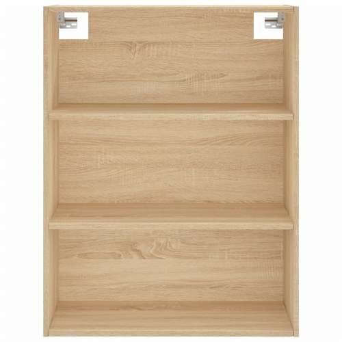 Visoka komoda hrasta sonome 69,5x34x180cm od konstruiranog drva - sonoma hrast 1 2 vrata Cijena