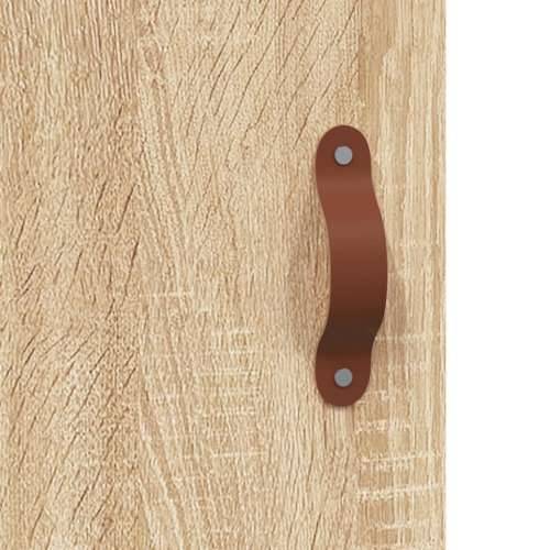 Visoka komoda hrasta sonome 69,5x34x180cm od konstruiranog drva - sonoma hrast 1 2 vrata Cijena