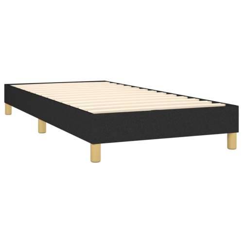 Box spring krevet s madracem crni 90x190 cm od tkanine - Crna 90 x 190 cm Gladak dizajn Cijena