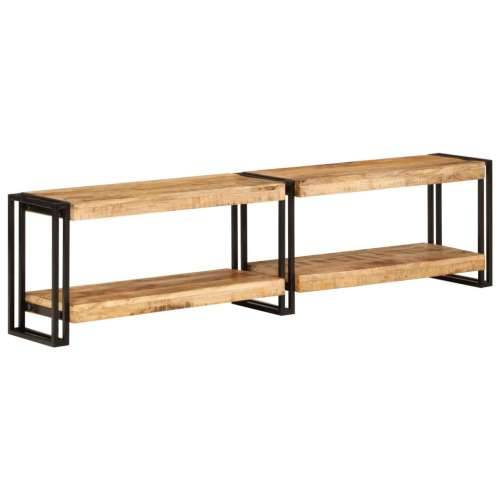 TV ormarić 160 x 30 x 40 cm od masivnog drva manga - Crna 1 160 cm masivno drvo manga Cijena