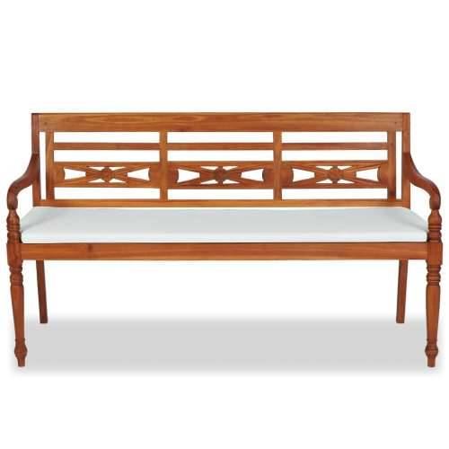 Batavia klupa s jastucima 150 cm tikovina Cijena