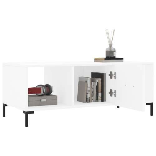 Stolić za kavu bijeli 102 x 50 x 40 cm od konstruiranog drva - Bijela 1 Cijena