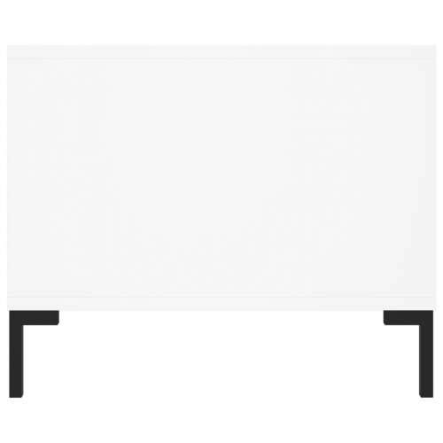 Stolić za kavu bijeli 102 x 50 x 40 cm od konstruiranog drva - Bijela 1 Cijena