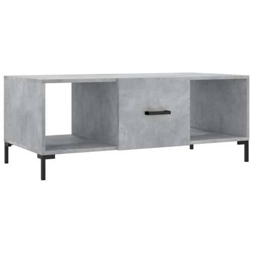 Stolić za kavu boja betona 102 x 50 x 40 cm konstruirano drvo - Beton siva 1 Cijena