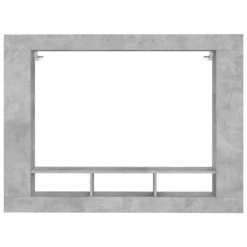 TV ormarić boja betona 152 x 22 x 113 cm od konstruiranog drva - Beton siva 1 Cijena