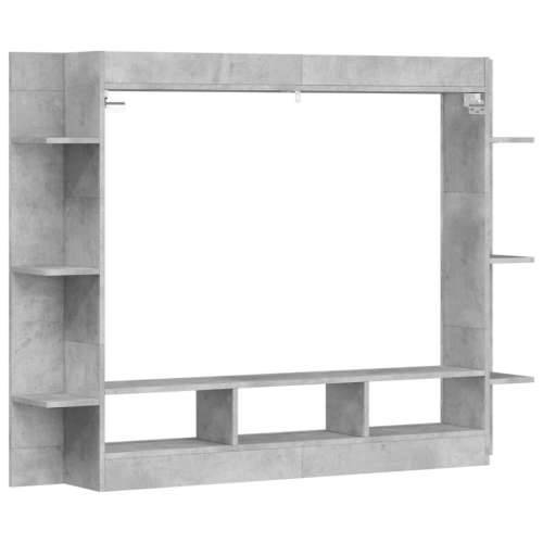 TV ormarić boja betona 152 x 22 x 113 cm od konstruiranog drva - Beton siva 1 Cijena