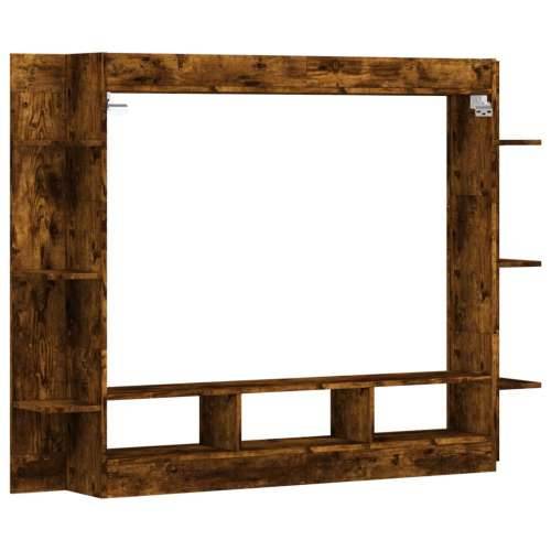 TV ormarić boja dimljenog hrasta 152x22x113cm konstruirano drvo - Dimljeni hrast 1 Cijena