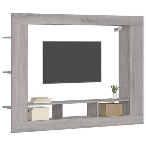 TV ormarić boja hrasta sonome 152x22x113 cm konstruirano drvo - Sivi hrast sonoma 1 Cijena