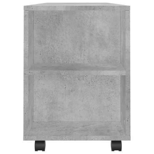 TV ormarić boja betona 102 x 34,5 x 43 cm od konstruiranog drva - Beton siva 1 Cijena