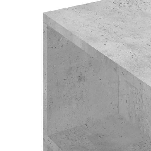 TV ormarić boja betona 102 x 34,5 x 43 cm od konstruiranog drva - Beton siva 1 Cijena