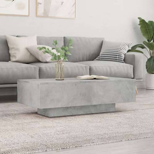 Stolić za kavu boja betona 100 x 49,5 x 31 cm konstruirano drvo - Beton siva 1 Cijena