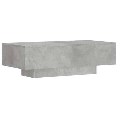 Stolić za kavu boja betona 100 x 49,5 x 31 cm konstruirano drvo - Beton siva 1 Cijena