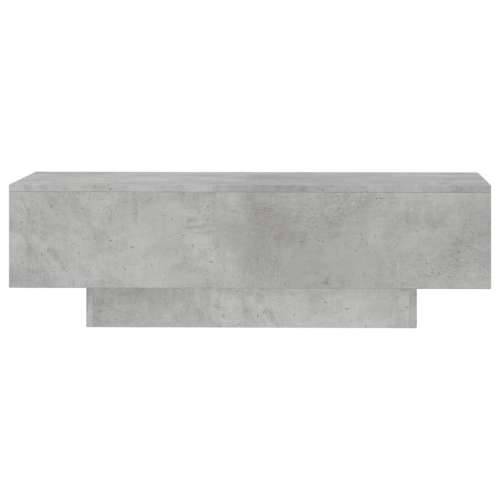 Stolić za kavu boja betona 100 x 49,5 x 31 cm konstruirano drvo - Beton siva 1 Cijena