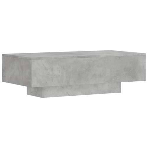 Stolić za kavu boja betona 100 x 49,5 x 31 cm konstruirano drvo - Beton siva 1 Cijena