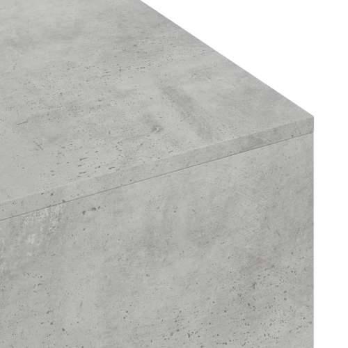 Stolić za kavu boja betona 100 x 49,5 x 31 cm konstruirano drvo - Beton siva 1 Cijena