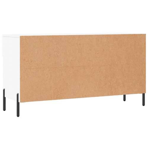Klupa za cipele bijela 102 x 35 x 55 cm od konstruiranog drva - Bijela 1 Cijena