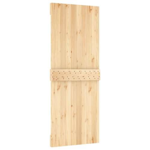 Klizna vrata s priborom za montažu 80 x 210 cm masivna borovina Cijena