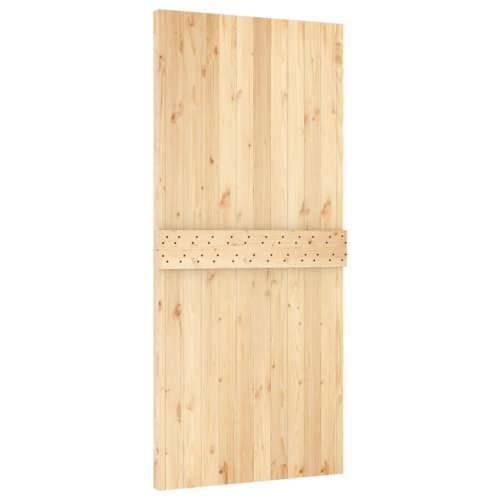Klizna vrata s priborom za montažu 95 x 210 cm masivna borovina Cijena