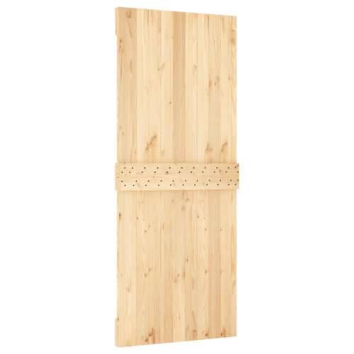 Klizna vrata s priborom za montažu 85 x 210 cm masivna borovina Cijena