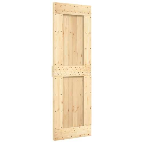 Klizna vrata s priborom za montažu 70 x 210 cm masivna borovina Cijena