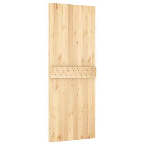Klizna vrata s priborom za montažu 80 x 210 cm masivna borovina Cijena