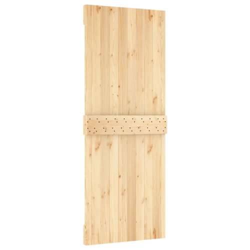Klizna vrata s priborom za montažu 80 x 210 cm masivna borovina Cijena