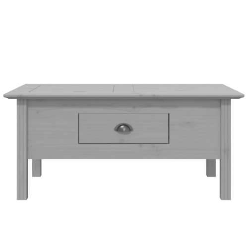 Stolić za kavu BODO sivi 100 x 55 x 46 cm od masivne borovine - Siva 1 Cijena