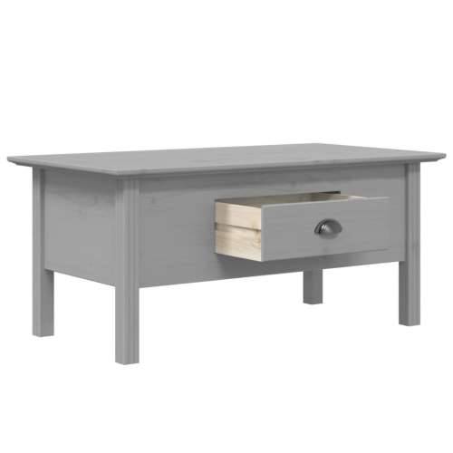 Stolić za kavu BODO sivi 100 x 55 x 46 cm od masivne borovine - Siva 1 Cijena