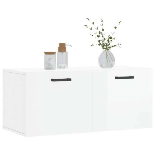 Zidni ormarić sjajni bijeli 80 x 36,5 x 35 cm konstruirano drvo - Visoko sjajno bijela 80 x 36.5 x 35 cm 1 Cijena