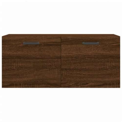 Zidni ormarić smeđa boja hrasta 80x36,5x35 cm konstruirano drvo - Smeđi hrast 80 x 36.5 x 35 cm 1 Cijena