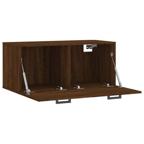 Zidni ormarić smeđa boja hrasta 80x36,5x35 cm konstruirano drvo - Smeđi hrast 80 x 36.5 x 35 cm 1 Cijena
