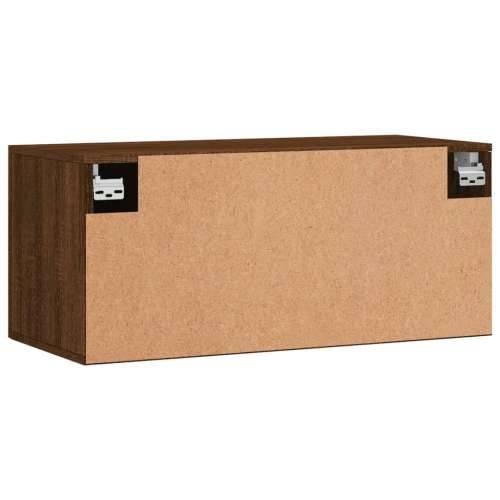 Zidni ormarić smeđa boja hrasta 80x36,5x35 cm konstruirano drvo - Smeđi hrast 80 x 36.5 x 35 cm 1 Cijena