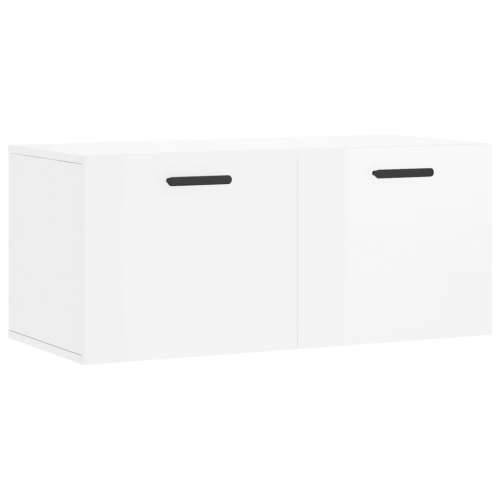 Zidni ormarić sjajni bijeli 80 x 36,5 x 35 cm konstruirano drvo - Visoko sjajno bijela 80 x 36.5 x 35 cm 1 Cijena