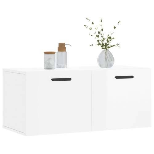 Zidni ormarić sjajni bijeli 80 x 36,5 x 35 cm konstruirano drvo - Visoko sjajno bijela 80 x 36.5 x 35 cm 1 Cijena