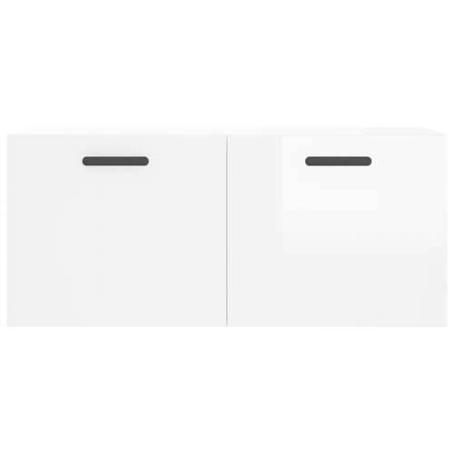 Zidni ormarić sjajni bijeli 80 x 36,5 x 35 cm konstruirano drvo - Visoko sjajno bijela 80 x 36.5 x 35 cm 1 Cijena
