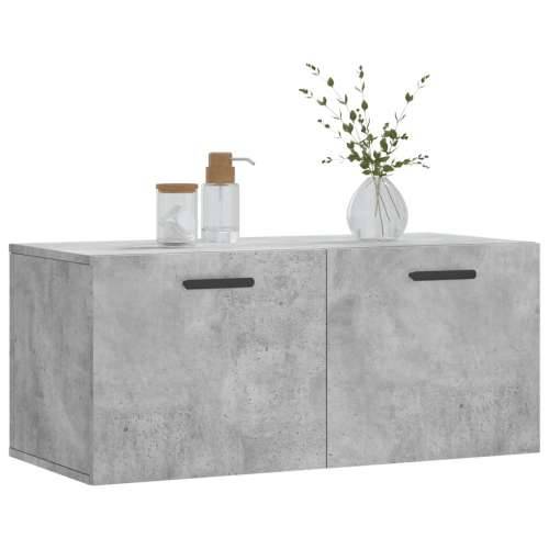 Zidni ormarić boja betona 80x36,5x35 cm od konstruiranog drva - Beton siva 80 x 36.5 x 35 cm 1 Cijena
