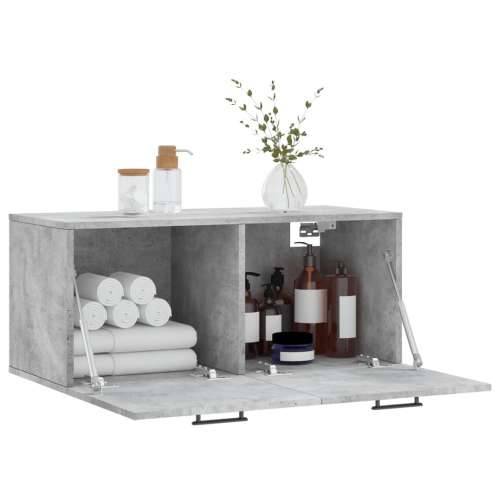 Zidni ormarić boja betona 80x36,5x35 cm od konstruiranog drva - Beton siva 80 x 36.5 x 35 cm 1 Cijena