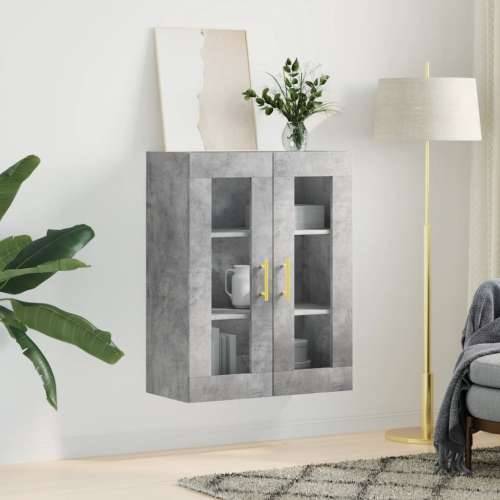Zidni ormarić siva boja betona 69,5 x 34 x 90 cm - Beton siva 1 Cijena