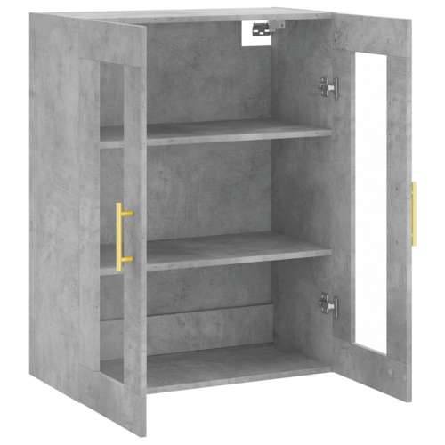 Zidni ormarić siva boja betona 69,5 x 34 x 90 cm - Beton siva 1 Cijena