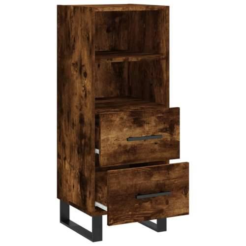Komoda boja dimljenog hrasta 34,5x34x90 cm konstruirano drvo - Dimljeni hrast 1 Cijena