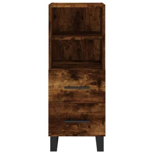 Komoda boja dimljenog hrasta 34,5x34x90 cm konstruirano drvo - Dimljeni hrast 1 Cijena