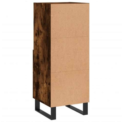 Komoda boja dimljenog hrasta 34,5x34x90 cm konstruirano drvo - Dimljeni hrast 1 Cijena