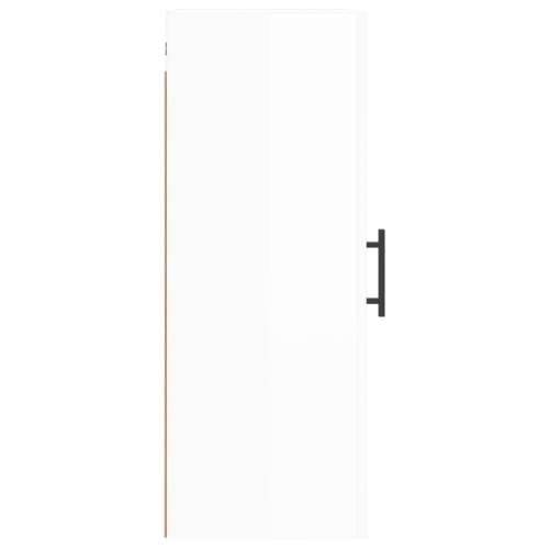 Zidni ormarić visoki sjaj bijeli 34,5 x 34 x 90 cm - Visoko sjajno bijela 1 Cijena